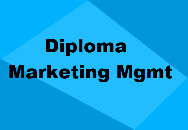 Diploma in Marketing Management