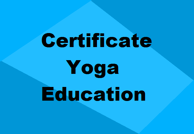 Certificate in Yoga Education