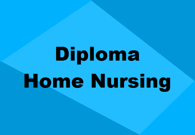 Diploma in Home Nursing