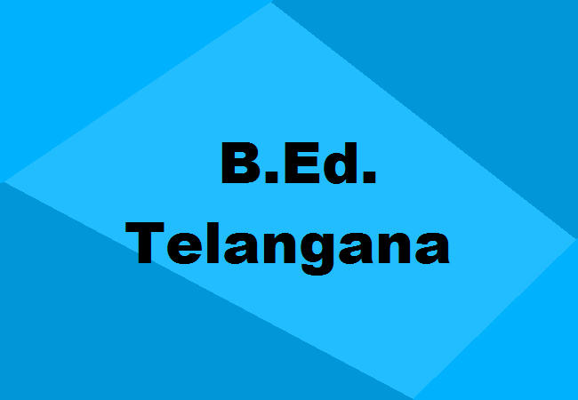 B.Ed. Colleges Telangana