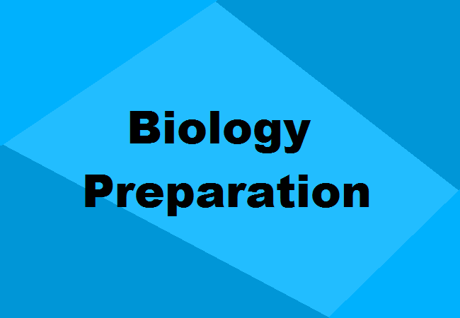 Biology preparation tips