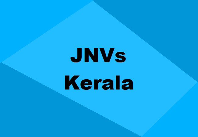 JNV List Kerala