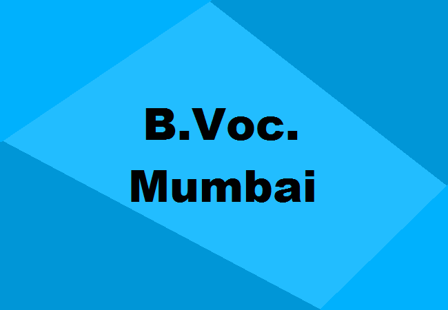 B.Voc. Colleges Mumbai