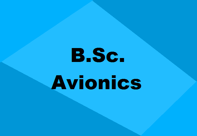 B.Sc. Avionics