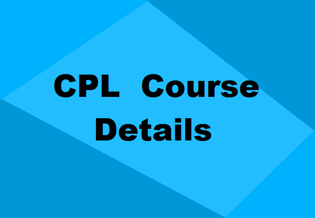 CPL Course Details
