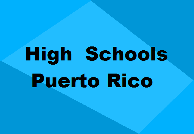 High Schools Codes Puerto Rico