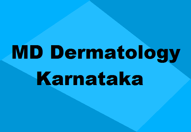 MD Dermatology Seats Karnataka