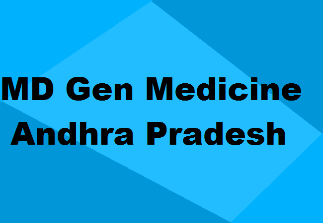 MD General Medicine Seats Andhra Pradesh