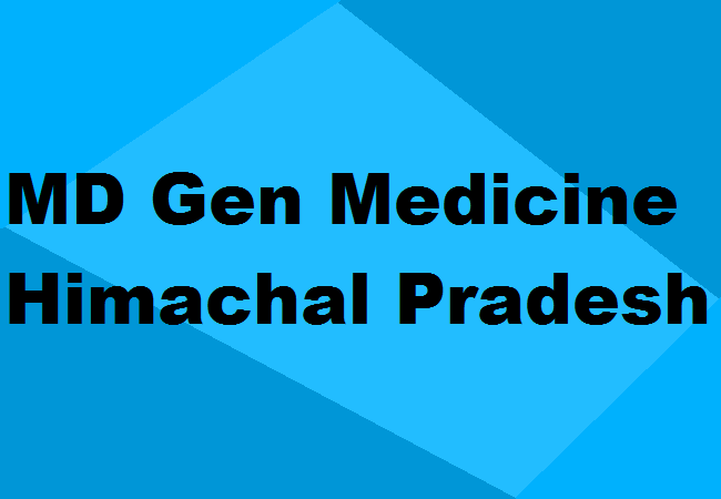 MD General Medicine Seats Himachal Pradesh