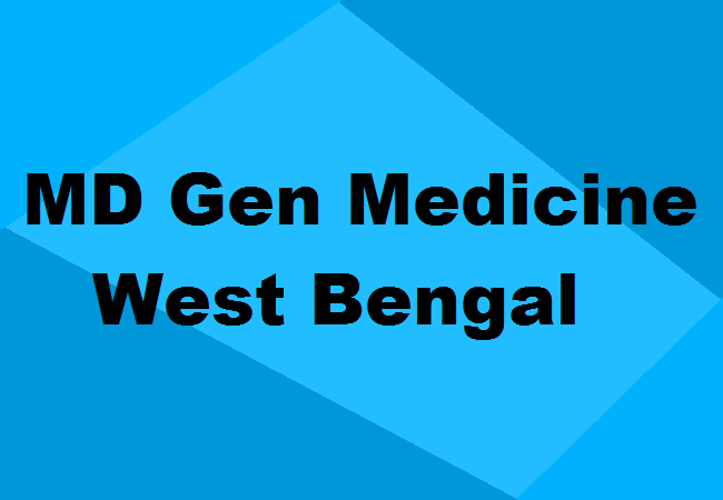 MD General Medicine Seats in West Bengal