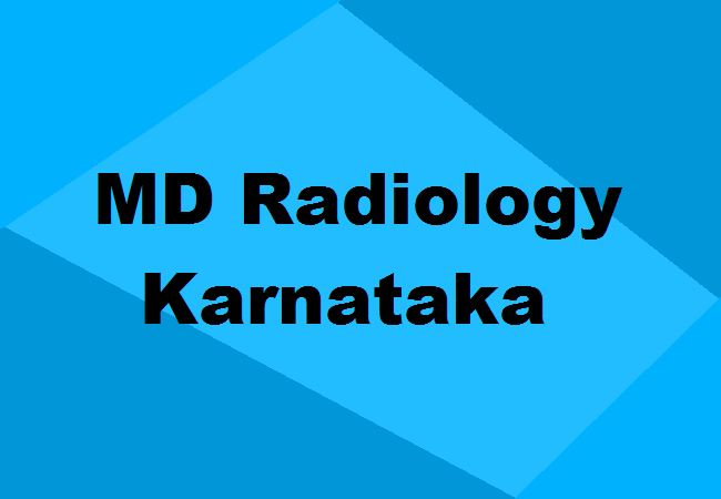 MD Radiology Colleges Karnataka