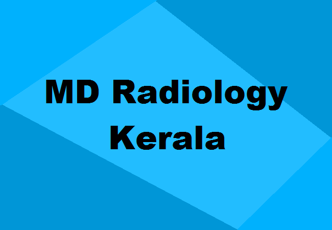 MD Radiology Seats Kerala