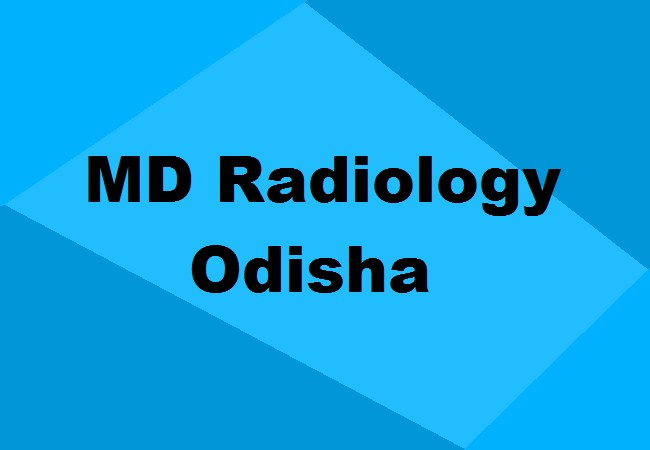 MD Radiology Seats Odisha