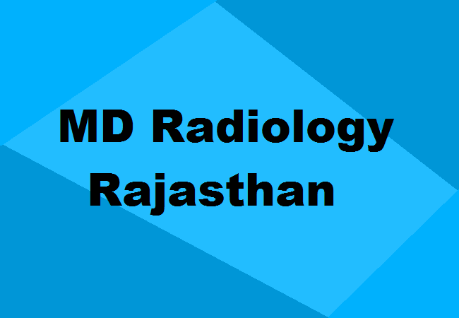 MD Radiology Seats in Rajasthan