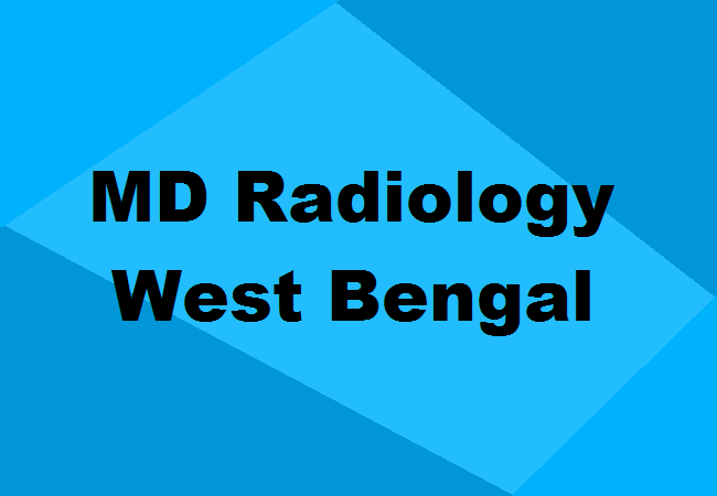 MD Radiology Seats West Bengal