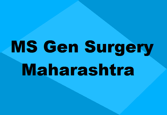 MS General Surgery Seats Maharashtra