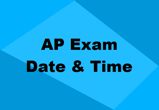 AP Test Schedule