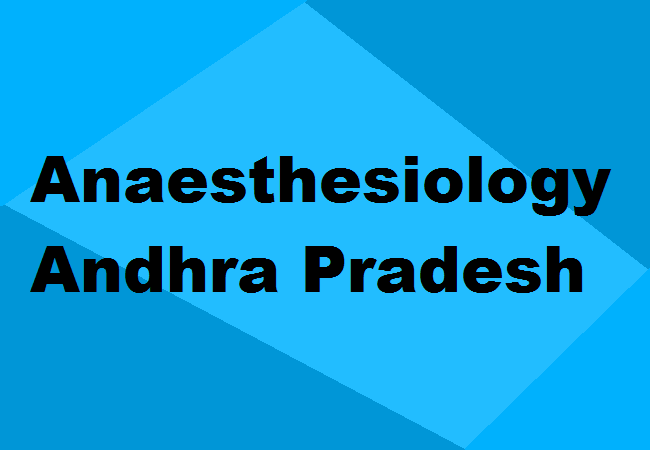 MD Anaesthesiology Seats Andhra Pradesh