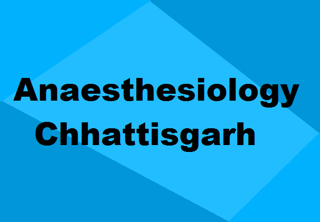 MD Anaesthesiology Seats Chhattisgarh