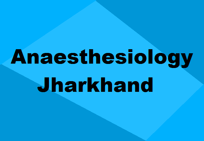 MD Anaesthesiology Seats Jharkhand