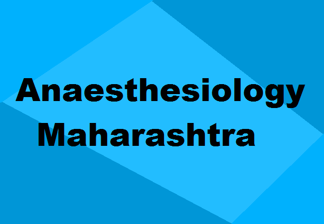 MD Anaesthesiology Seats Maharashtra