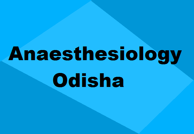 MD Anaesthesiology Seats Odisha