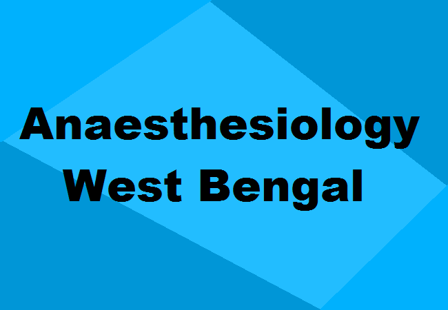 MD Anaesthesiology Seats West Bengal