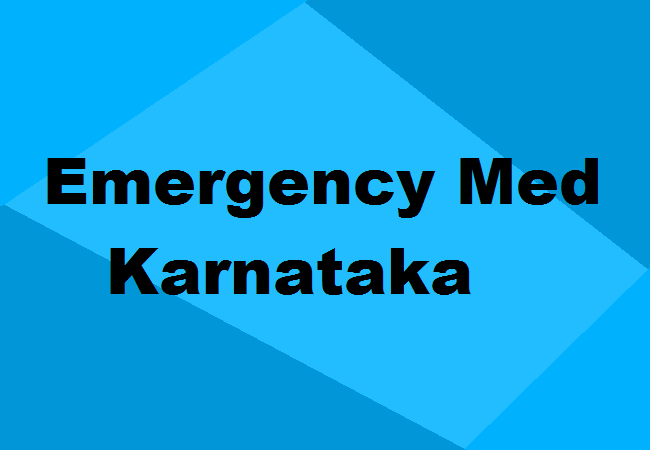 MD Emergency Medicine Seats Karnataka