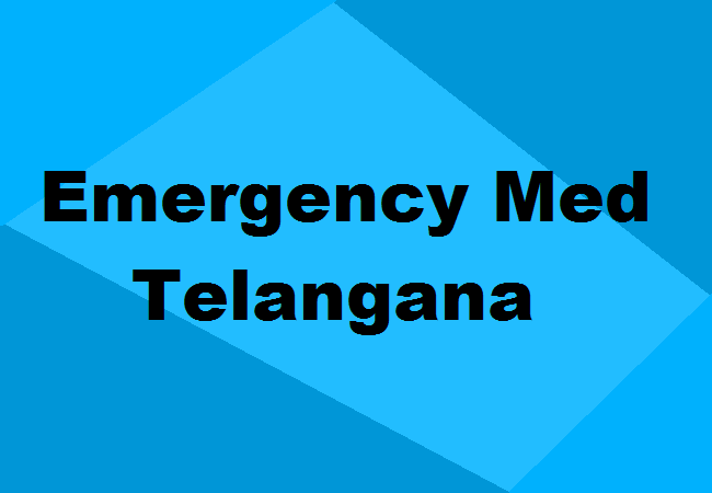 MD Emergency Medicine Seats Telangana