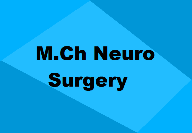 M.Ch Neuro Surgery Colleges