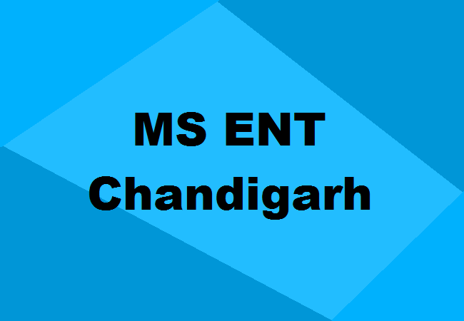 MS ENT Colleges Chandigarh