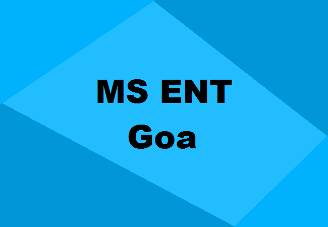 MS ENT Colleges Goa