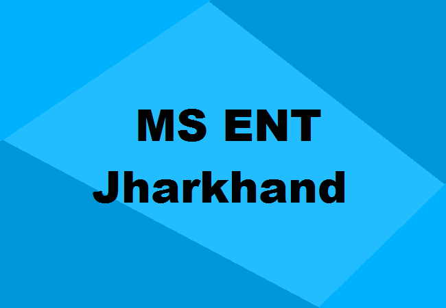 MS ENT Colleges Jharkhand