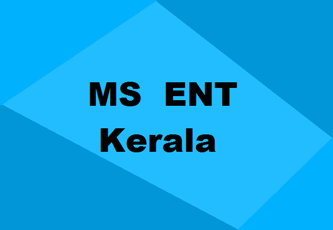 MS ENT Colleges Kerala