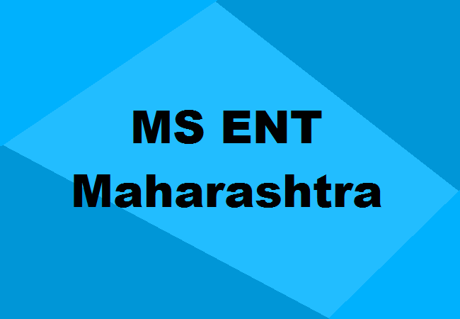 MS ENT Seats Maharashtra