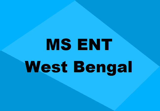 MS ENT Seats West Bengal