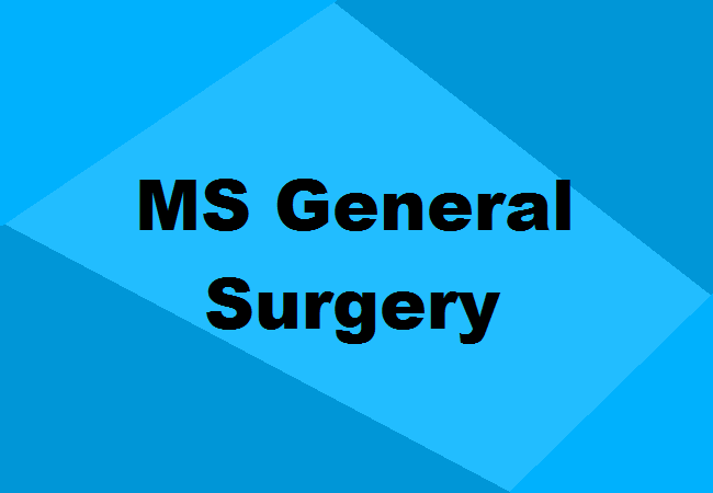 MS General Surgery Seats