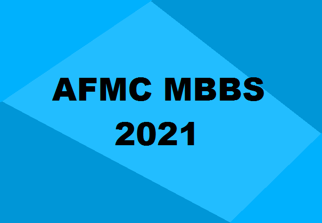 AFMC MBBS 2021