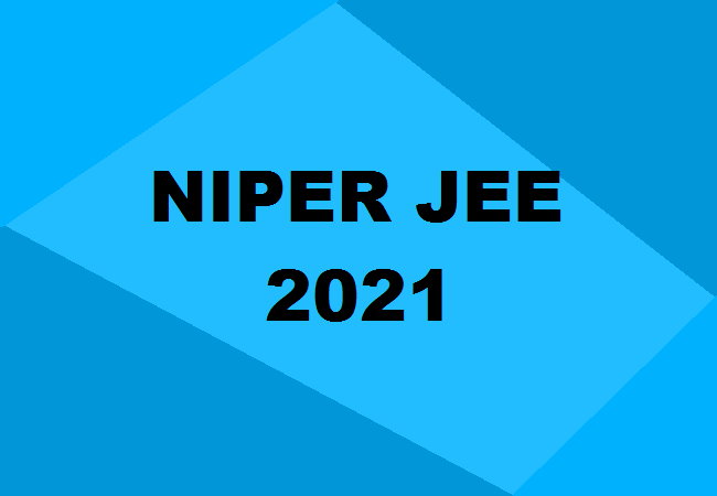 NIPER JEE 2021