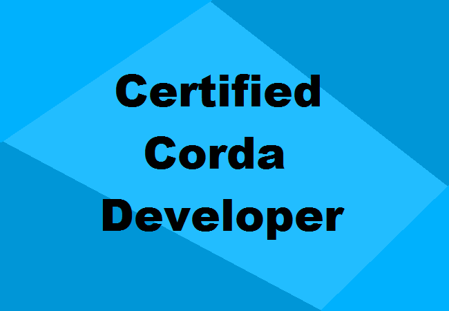 Certified Corda Developer