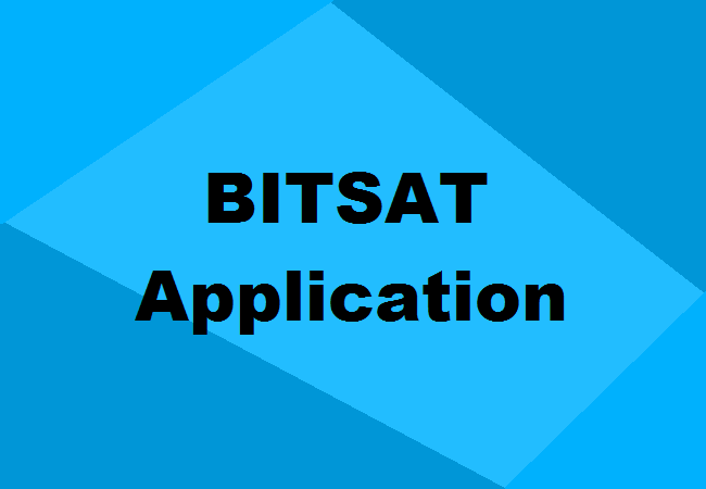 BITSAT Application