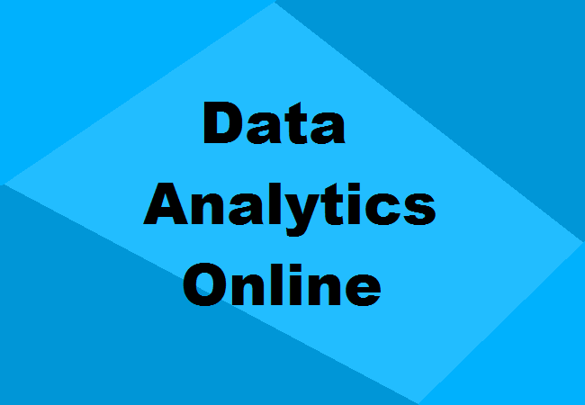 Online data analytics courses