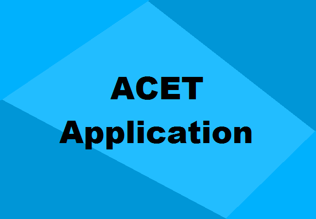 ACET Application