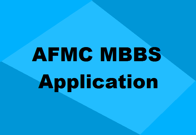 AFMC MBBS Application
