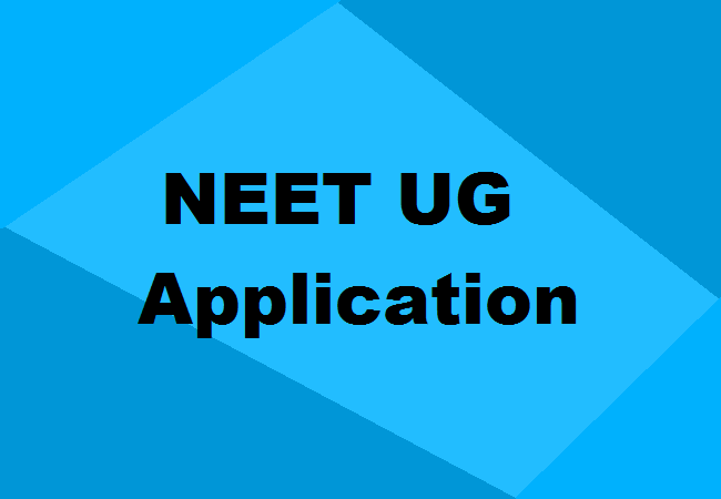 NEET UG Application