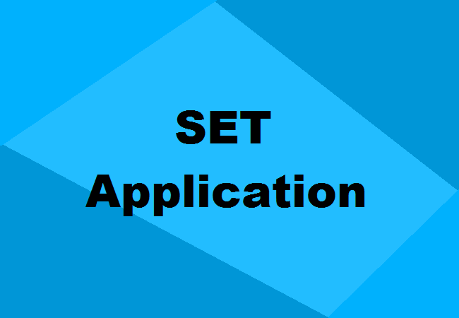 SET Application Form