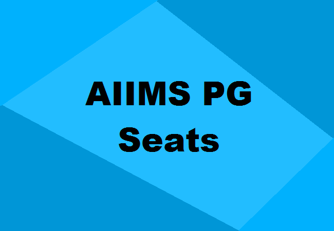 AIIMS PG Seats