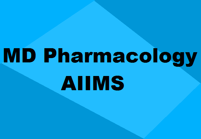 MD Pharmacology Seats AIIMS