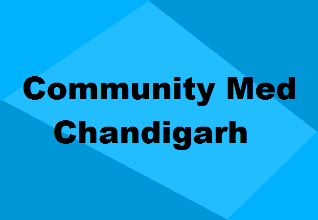 Community Medicine Colleges Chandigarh