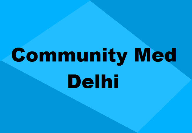 Community Medicine Colleges Delhi